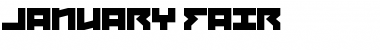 Download January Fair Font Download January Fair Font