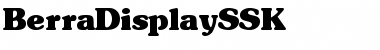 BerraDisplaySSK Regular Font