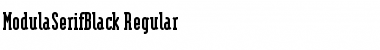Download ModulaSerifBlack Font