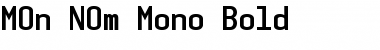 MOn NOm Mono Bold Font