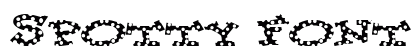 Spotty Font Regular preview