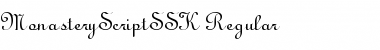 MonasteryScriptSSK Regular Font