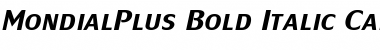 MondialPlus Bold Italic Caps Regular Font