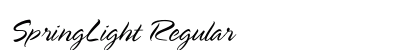 SpringLight Regular preview