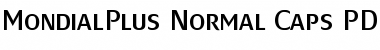 MondialPlus Normal Caps Font