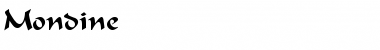 Mondine Font