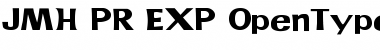 JMH PR EXP Font