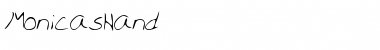 Download MonicasHand Font