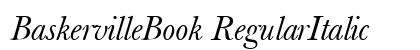 BaskervilleBook RegularItalic preview