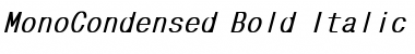 MonoCondensed Font
