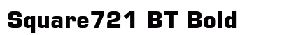 Square721 BT Bold Preview