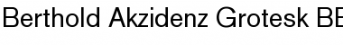 Berthold Akzidenz Grotesk BE Regular Font Berthold Akzidenz Grotesk BE Regular Font