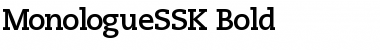 MonologueSSK Bold Font