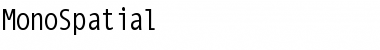 MonoSpatial Font