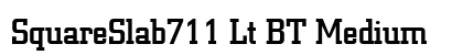 SquareSlab711 Lt BT Medium