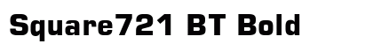 Square721 BT Bold Preview