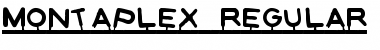 Montaplex Regular Font