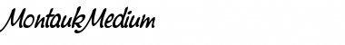 Montauk Regular Font Montauk Regular Font