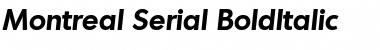 Montreal-Serial Font