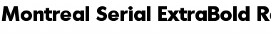 Montreal-Serial-ExtraBold Font