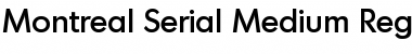 Montreal-Serial-Medium Font