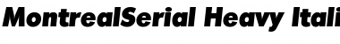 MontrealSerial-Heavy Font