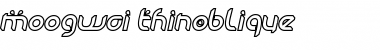 Moogwai ThinOblique Font