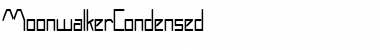 MoonwalkerCondensed Regular Font MoonwalkerCondensed Regular Font