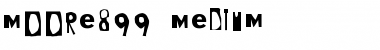 Moore899 Medium Font