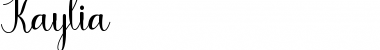 Download Kaylia Font Download Kaylia Font