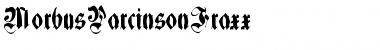 MorbusParcinsonFraxx Font