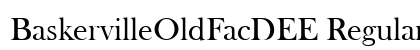 BaskervilleOldFacDEE Regular preview