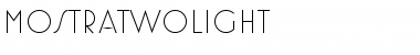 MostraTwoLight Font
