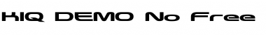 Download KIQ Demo Font Download KIQ Demo Font