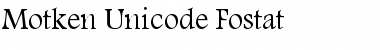 Motken Unicode Fostat Font