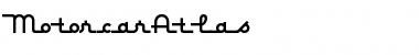 Download MotorcarAtlas Font Download MotorcarAtlas Font