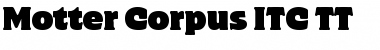 Download Motter Corpus ITC TT Font