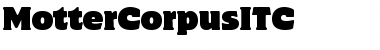 MotterCorpusITC Regular Font