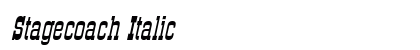 Stagecoach Italic Preview