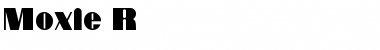 Moxie Font