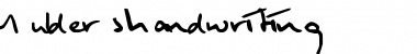 Mulder's handwriting Font