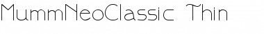 MummNeoClassic Font