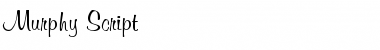 Murphy Script Regular Font Murphy Script Regular Font