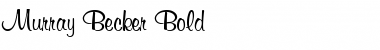 Murray Becker Bold Font