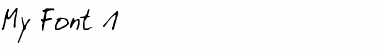 Download My Font 1 Font Download My Font 1 Font