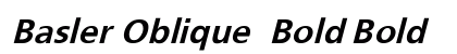 Basler Oblique  Bold Bold preview
