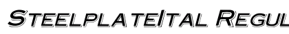 SteelplateItal Regular preview