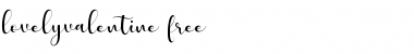 lovelyvalentine Font