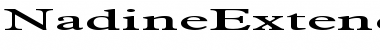 NadineExtended Normal Font