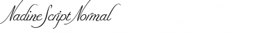Download NadineScriptNormal Font Download NadineScriptNormal Font